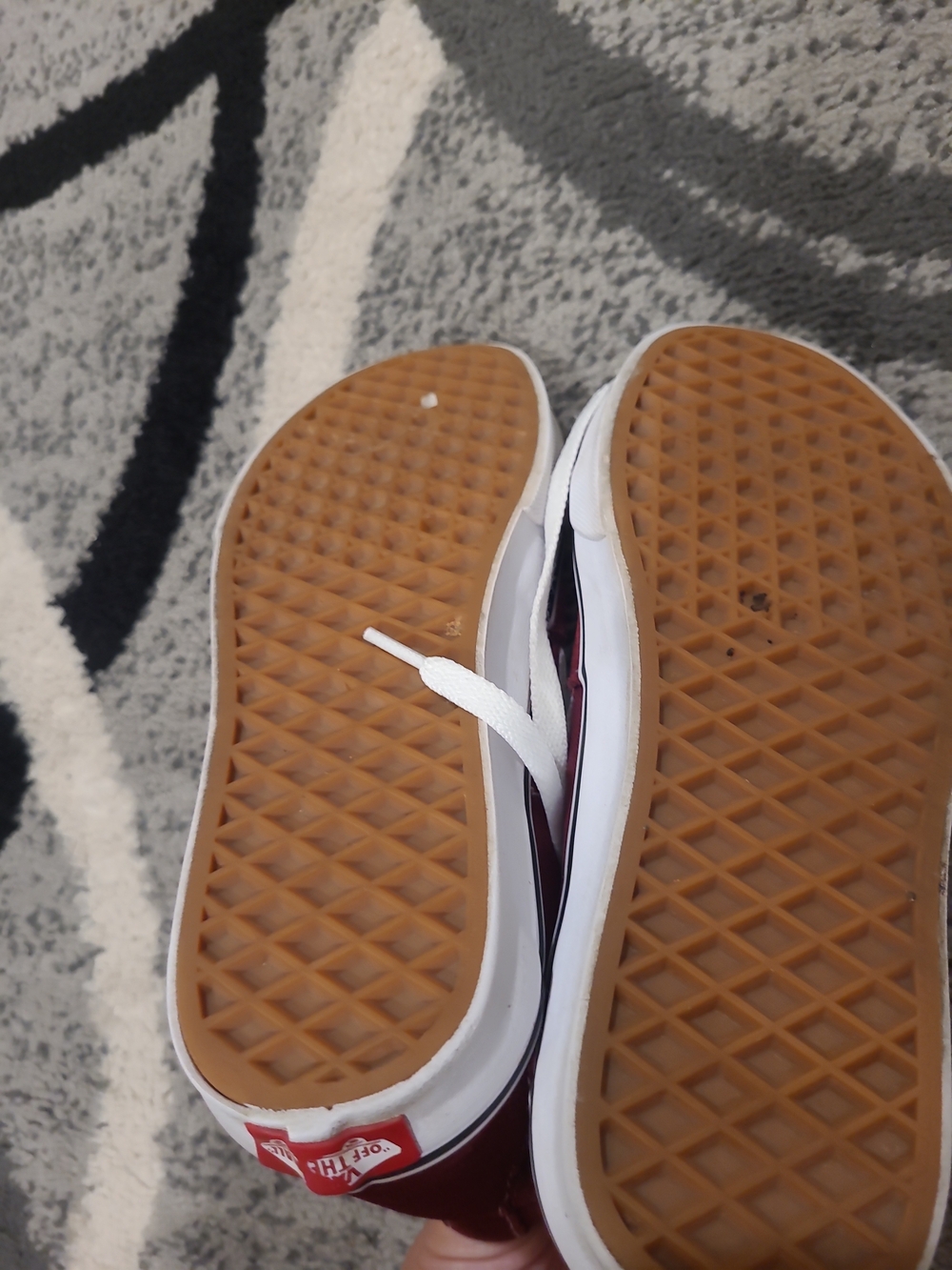 Vans Womens 6 Sk8-Hi High Top Suede Canvas Sneakers Maroon - Picture 12 of 12